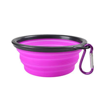 Portable Collapsible Silicone Pet Travel Bowl – Foldable Food & Water Bowl for Dogs & Cats (350ml