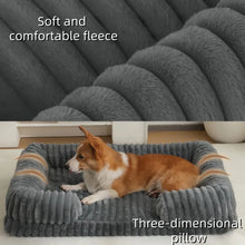Luxury Orthopedic Washable Dog Sofa Bed | Soft Corduroy Pet Bed