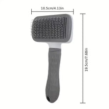 DSelf-Cleaning Pet Grooming Brush – Deshedding & Massage Brush for Dogs & Cats