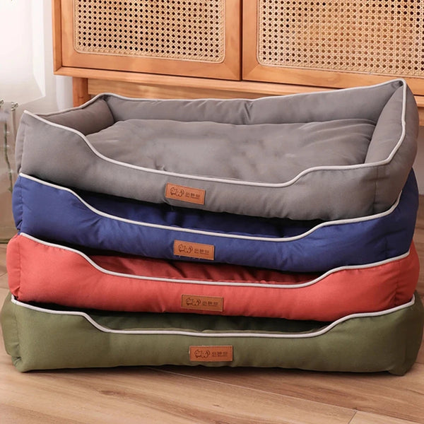 Luxury Four-Season Washable Dog Sofa Bed | Waterproof Pet Mattress