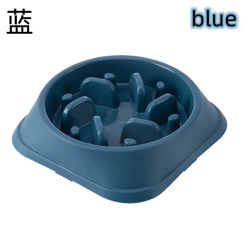 Slow Feeder Dog Bowl | Anti-Choking Non-Slip Feeding Bowl for Dogs & Cats