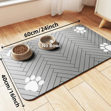 Quick-Dry Pet Feeding Mat | Non-Slip Waterproof Food & Water Placemat for Dogs & Cats