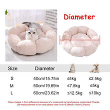 Luxury Round Plush Pet Bed for Dogs & Cats