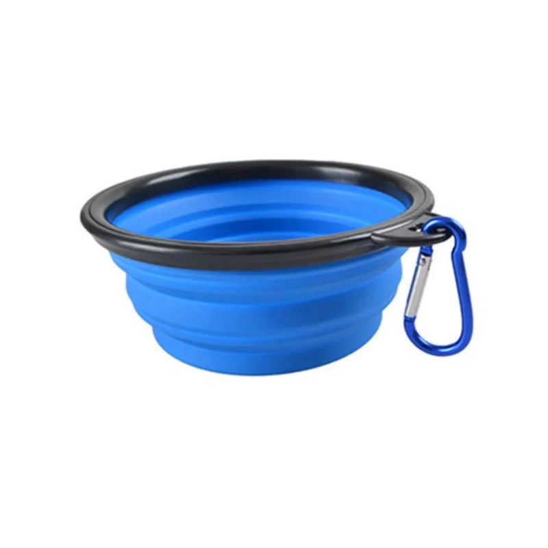 Portable Collapsible Silicone Pet Travel Bowl – Foldable Food & Water Bowl for Dogs & Cats (350ml