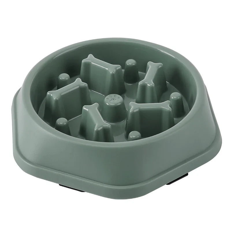 Slow Feeder Dog Bowl | Anti-Choking Non-Slip Feeding Bowl for Dogs & Cats