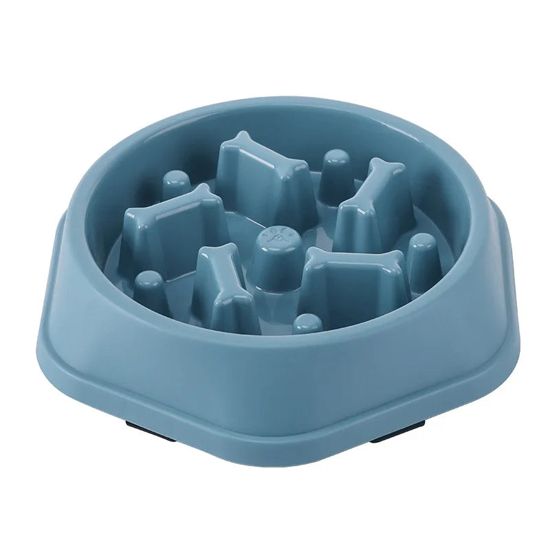 Slow Feeder Dog Bowl | Anti-Choking Non-Slip Feeding Bowl for Dogs & Cats