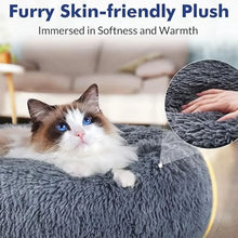 Luxury Round Plush Pet Bed for Dogs & Cats