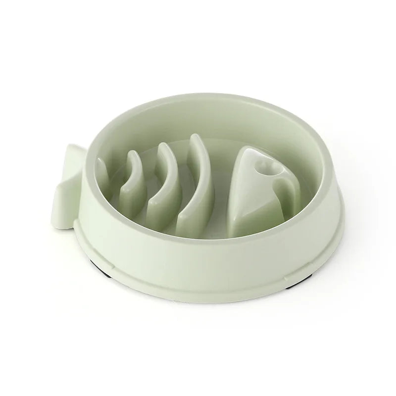 Slow Feeder Dog Bowl | Anti-Choking Non-Slip Feeding Bowl for Dogs & Cats