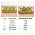 Luxury Four-Season Washable Dog Sofa Bed | Waterproof Pet Mattress