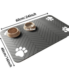 Quick-Dry Pet Feeding Mat | Non-Slip Waterproof Food & Water Placemat for Dogs & Cats