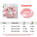 Luxury Round Plush Pet Bed for Dogs & Cats