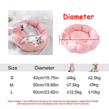 Luxury Round Plush Pet Bed for Dogs & Cats