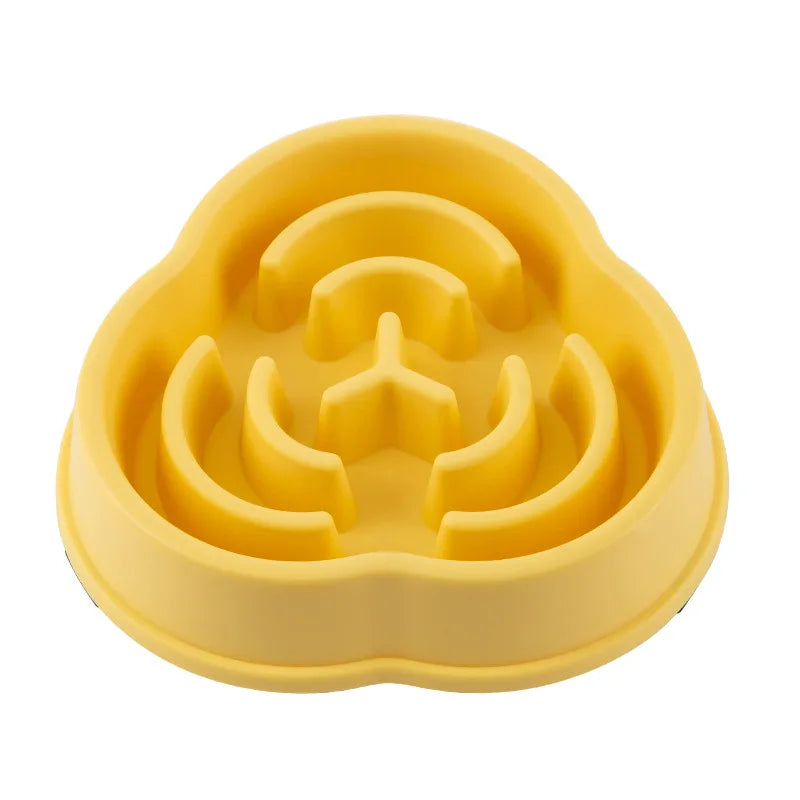 Slow Feeder Dog Bowl | Anti-Choking Non-Slip Feeding Bowl for Dogs & Cats