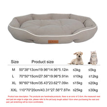 Luxury Four-Season Washable Dog Sofa Bed | Waterproof Pet Mattress