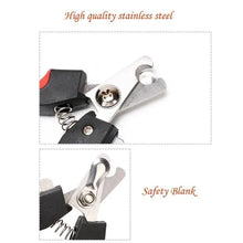 Professional Pet Nail Clippers | Safe Stainless Steel Nail Trimmer for Dogs & Cats
