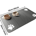 Quick-Dry Pet Feeding Mat | Non-Slip Waterproof Food & Water Placemat for Dogs & Cats