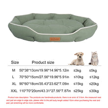 Luxury Four-Season Washable Dog Sofa Bed | Waterproof Pet Mattress