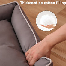 Luxury Four-Season Washable Dog Sofa Bed | Waterproof Pet Mattress