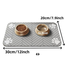 Quick-Dry Pet Feeding Mat | Non-Slip Waterproof Food & Water Placemat for Dogs & Cats