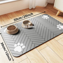 Quick-Dry Pet Feeding Mat | Non-Slip Waterproof Food & Water Placemat for Dogs & Cats