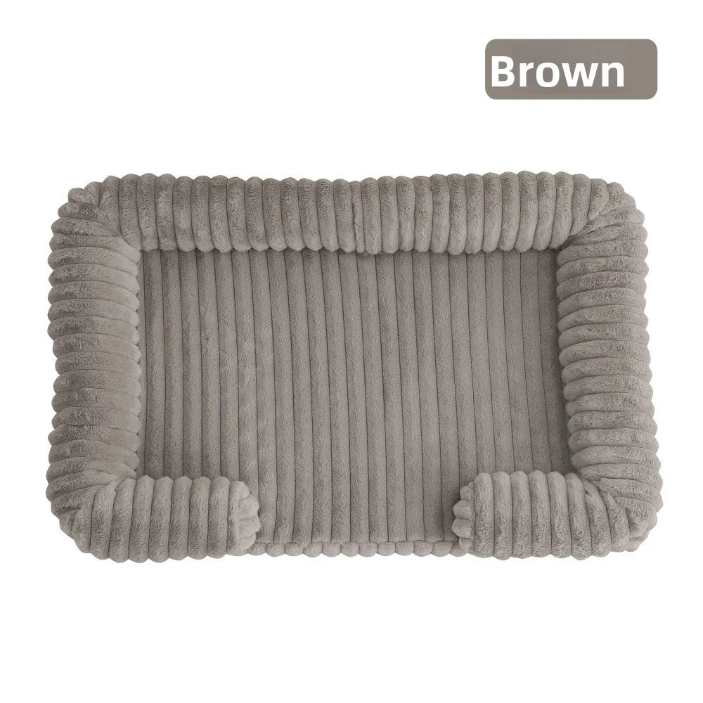Luxury Orthopedic Washable Dog Sofa Bed | Soft Corduroy Pet Bed