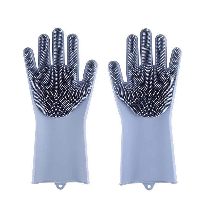 Pet Grooming & Bathing Silicone Cleaning Glove for Dogs & Cats