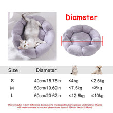 Luxury Round Plush Pet Bed for Dogs & Cats