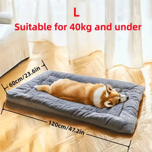 Luxury Double-Sided Washable Dog Bed Mat | Soft Winter Sleeping Pad for Dogs & Cats