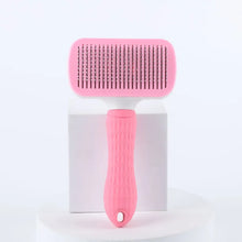 DSelf-Cleaning Pet Grooming Brush – Deshedding & Massage Brush for Dogs & Cats