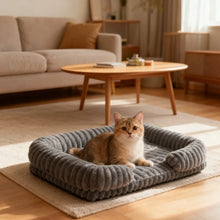 Luxury Orthopedic Washable Dog Sofa Bed | Soft Corduroy Pet Bed