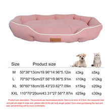 Luxury Four-Season Washable Dog Sofa Bed | Waterproof Pet Mattress