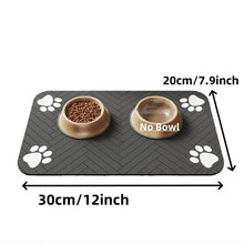 Quick-Dry Pet Feeding Mat | Non-Slip Waterproof Food & Water Placemat for Dogs & Cats