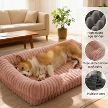 Luxury Orthopedic Washable Dog Sofa Bed | Soft Corduroy Pet Bed