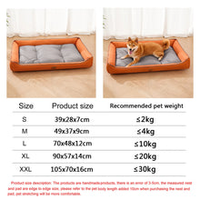 Luxury Four-Season Washable Dog Sofa Bed | Waterproof Pet Mattress