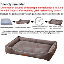 Luxury Four-Season Washable Dog Sofa Bed | Waterproof Pet Mattress
