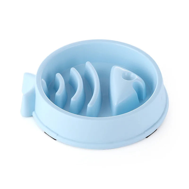 Slow Feeder Dog Bowl | Anti-Choking Non-Slip Feeding Bowl for Dogs & Cats