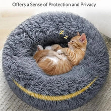 Luxury Round Plush Pet Bed for Dogs & Cats